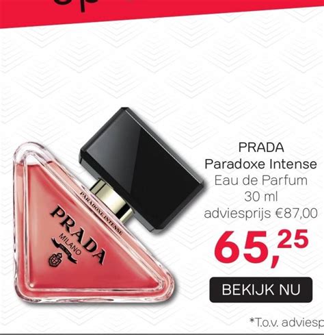 prada paradoxe intense aanbieding